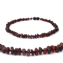 Load image into Gallery viewer, DR Classic Natural Amber Necklace Supply Certificate Authenticity Genuine Baltic Amber Stone Baby Necklace Gift 10 Color 14-33cm